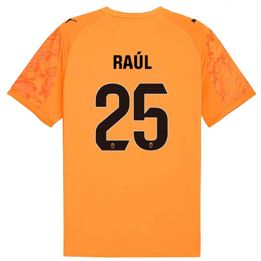 Danxen Dzieci Raúl Jiménez #25 Pomarańczowo Czarny Koszulka Bramkarska 2025/26