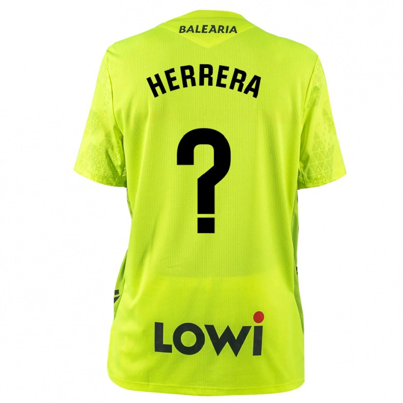 Danxen Dzieci Asier Herrera #0 Fluorescencyjnie Zielono Czarny Koszulka Bramkarska 2025/26