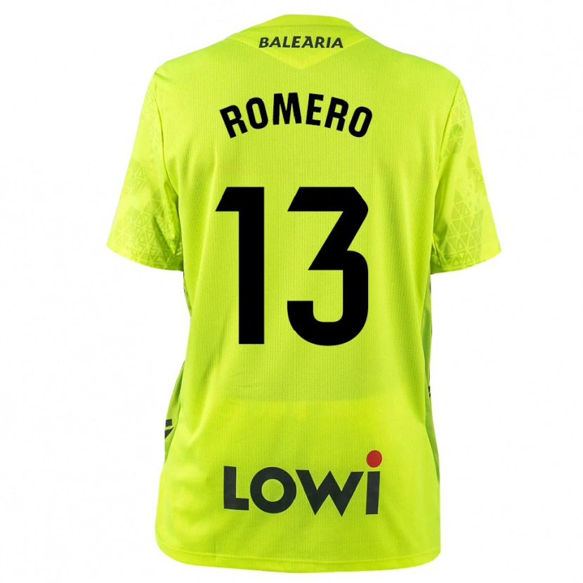 Danxen Dzieci Cayetano Romero #13 Fluorescencyjnie Zielono Czarny Koszulka Bramkarska 2025/26