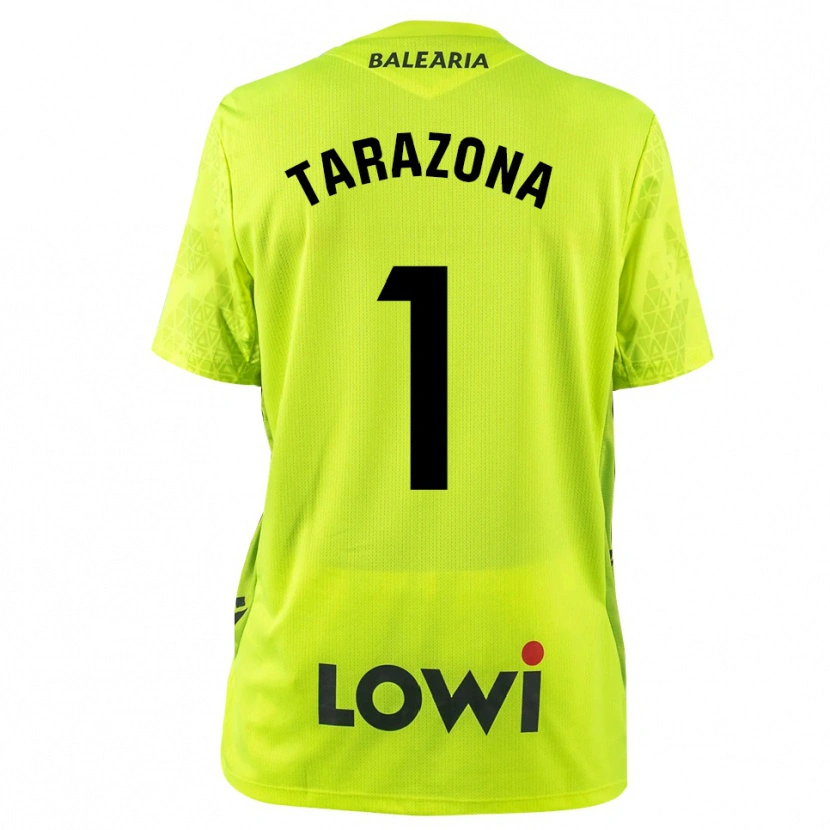 Danxen Dzieci Andrea Tarazona #1 Fluorescencyjnie Zielono Czarny Koszulka Bramkarska 2025/26