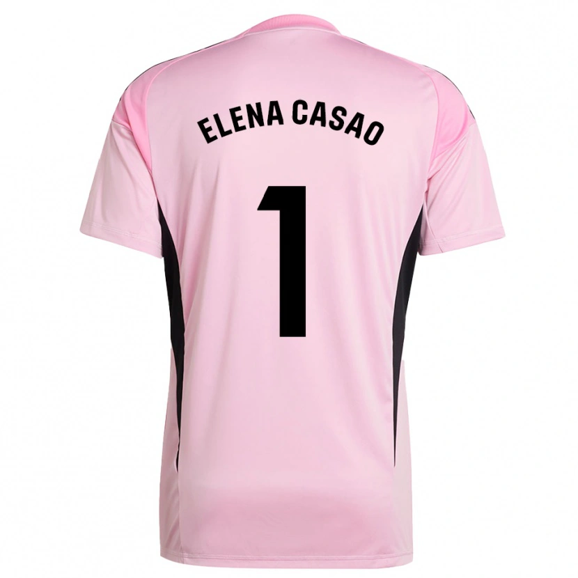 Danxen Dzieci Elena Casao López #1 Różowo Czarny Koszulka Bramkarska 2025/26
