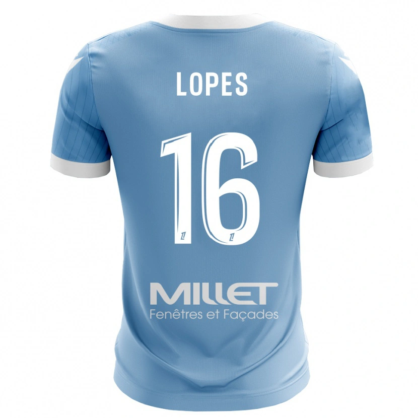 Danxen Dzieci Anthony Lopes #16 Jasny Błękitny Koszulka Bramkarska 2025/26