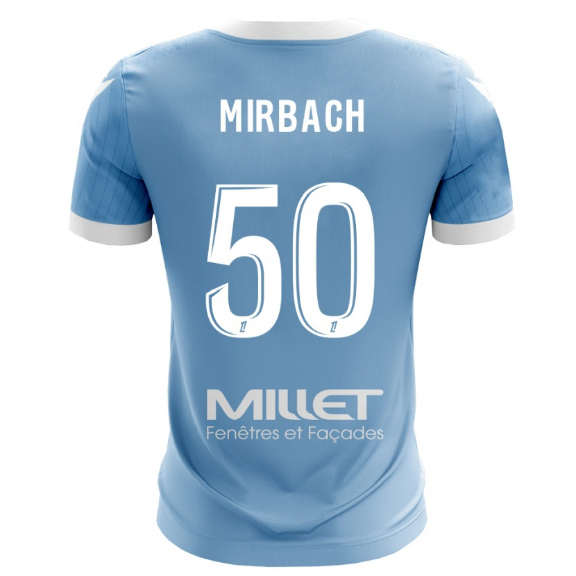 Danxen Dzieci Alexis Mirbach #50 Jasny Błękitny Koszulka Bramkarska 2025/26