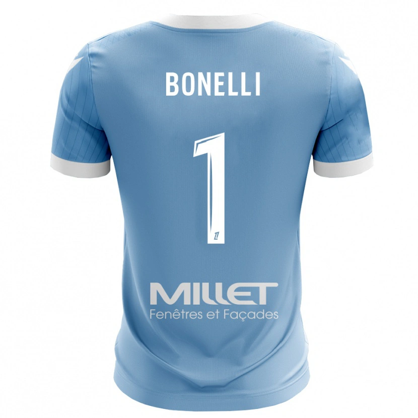 Danxen Dzieci Lucas Bonelli #1 Jasny Błękitny Koszulka Bramkarska 2025/26