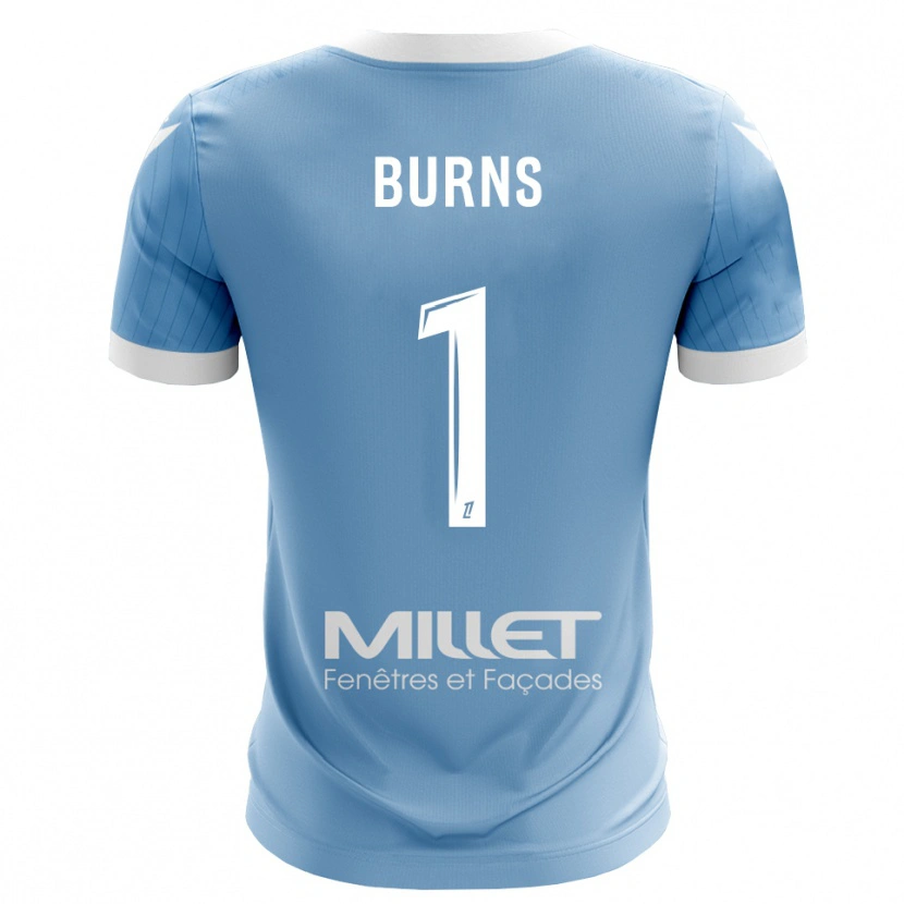 Danxen Dzieci Emily Burns #1 Jasny Błękitny Koszulka Bramkarska 2025/26