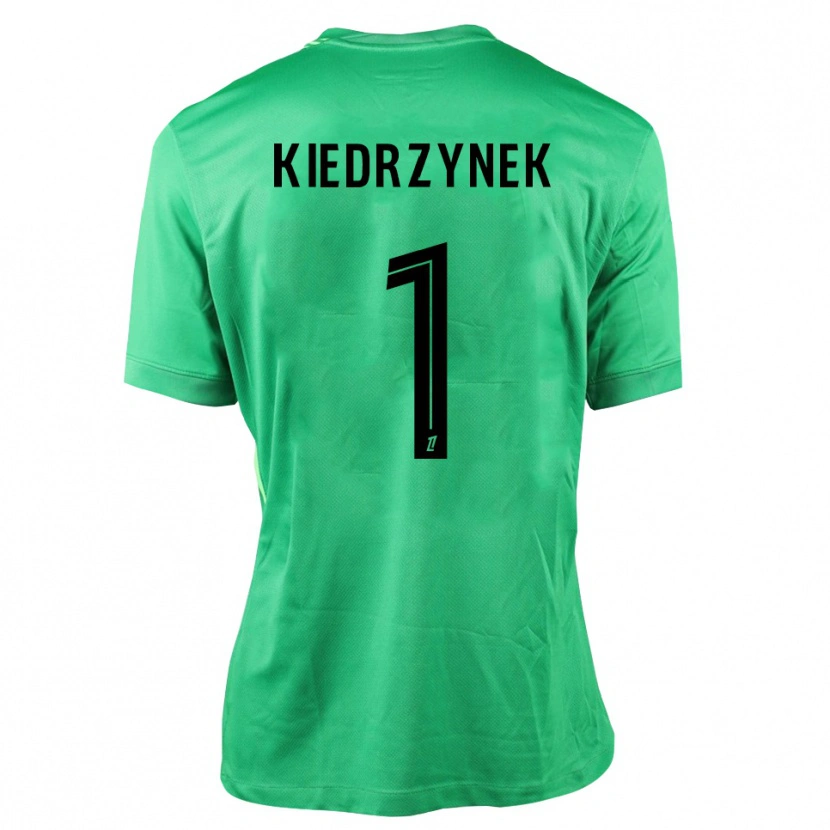 Danxen Dzieci Katarzyna Kiedrzynek #1 Zielono Czarny Koszulka Bramkarska 2025/26