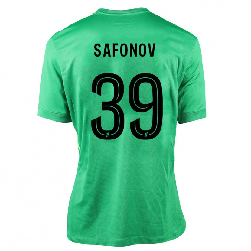 Danxen Dzieci Matvey Safonov #39 Zielono Czarny Koszulka Bramkarska 2025/26
