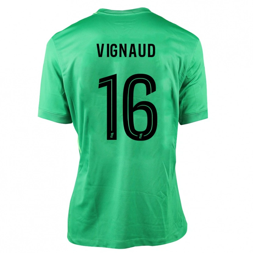 Danxen Dzieci Arthur Vignaud #16 Zielono Czarny Koszulka Bramkarska 2025/26