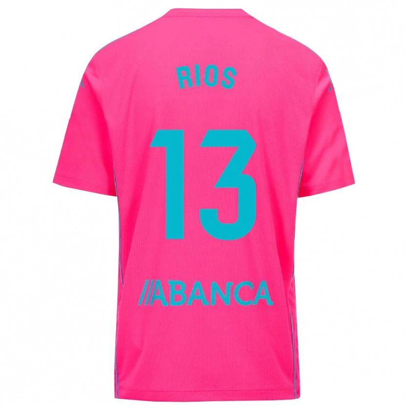 Danxen Dzieci Hugo Rios #13 Głęboko Różowo Czarny Koszulka Bramkarska 2025/26