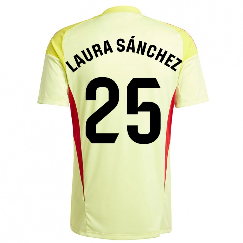 Danxen Dzieci Laura Sánchez Comuñas #25 Jasno Żółto Czarny Koszulka Bramkarska 2025/26
