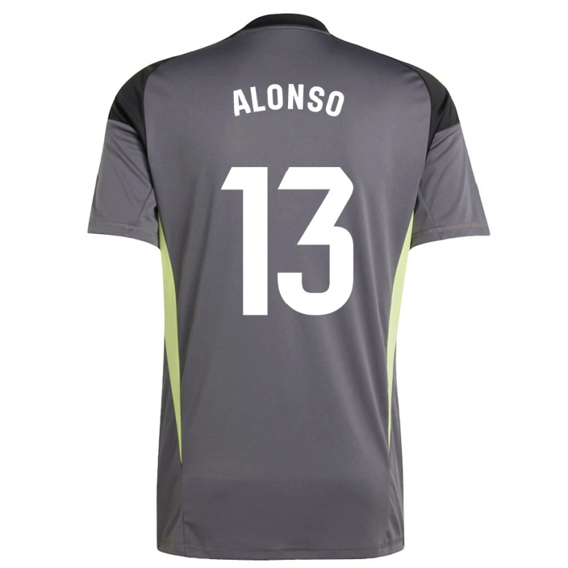 Danxen Dzieci Maikel Alonso #13 Ciemno Szaro Czarny Koszulka Bramkarska 2025/26