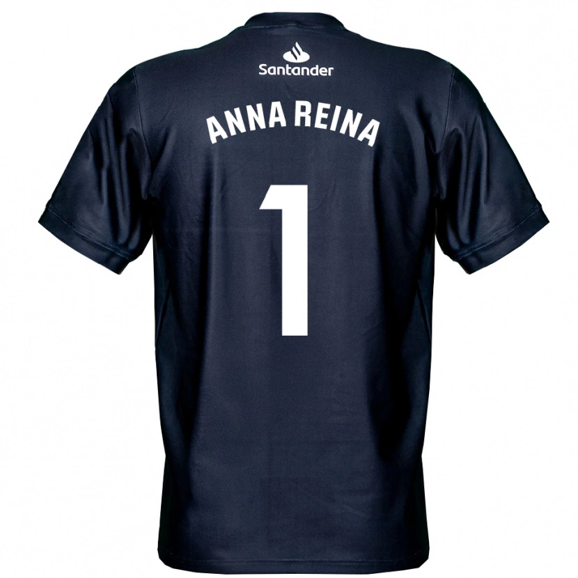 Danxen Dzieci Anna Reina Toro #1 Północno Niebieski Biały Koszulka Bramkarska 2025/26