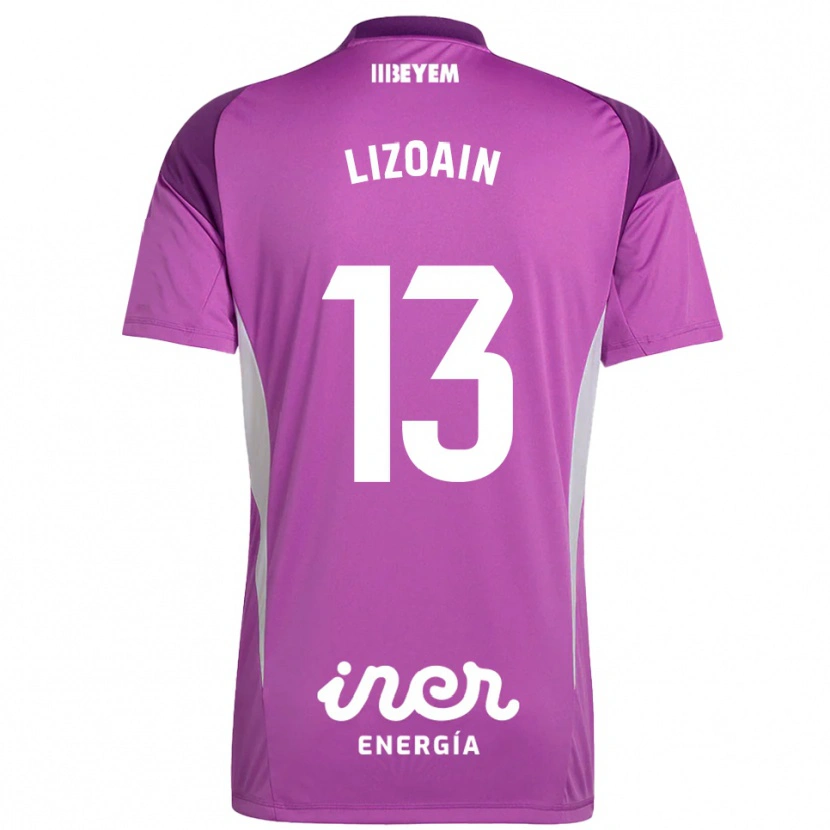 Danxen Dzieci Raúl Lizoain #13 Liliowo Fioletowy Koszulka Bramkarska 2025/26