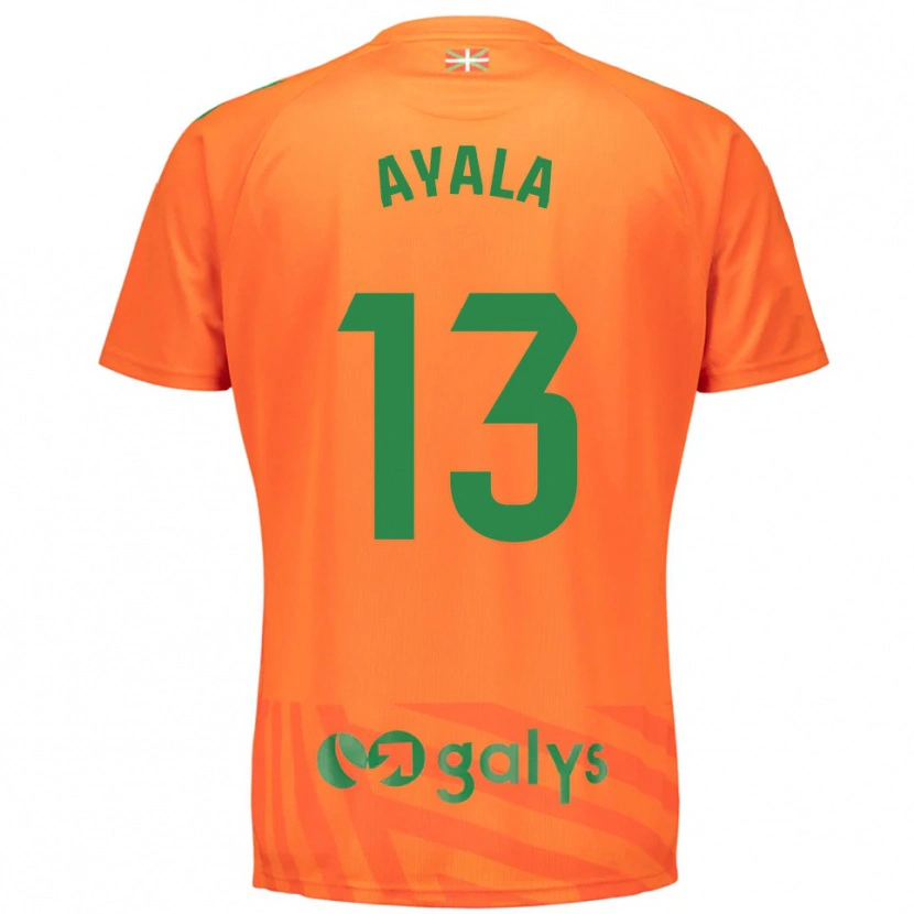 Danxen Dzieci Unai Ayala #13 Pomarańczowo Zielony Koszulka Bramkarska 2025/26