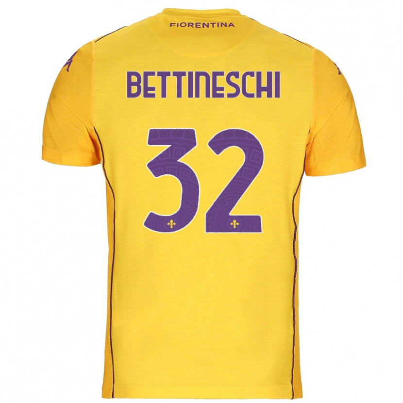 Danxen Dzieci Giorgia Bettineschi #32 Pomarańczowy Żółty Fioletowy Koszulka Bramkarska 2025/26