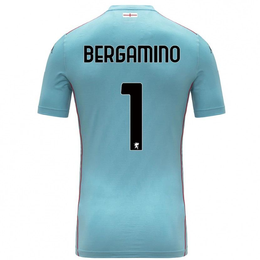 Danxen Dzieci Giovanni Bergamino #1 Niebieski Szary Koszulka Bramkarska 2025/26