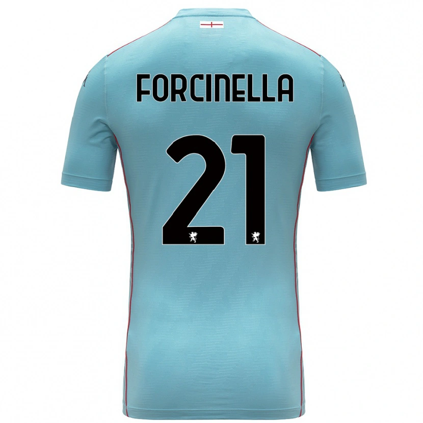 Danxen Dzieci Camilla Forcinella #21 Niebieski Szary Koszulka Bramkarska 2025/26