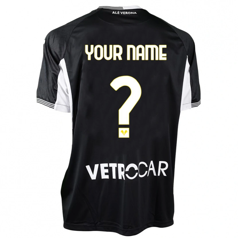 Danxen Dzieci Hellas Verona Czarny Biały Koszulka Bramkarska 2025/26