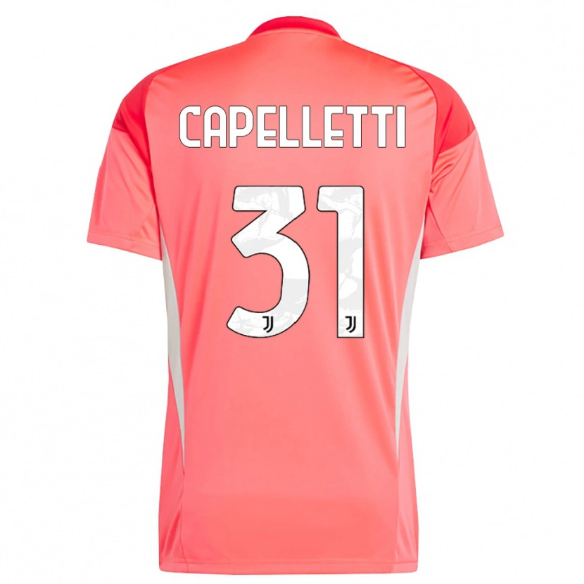 Danxen Dzieci Alessia Capelletti #31 Czerwony Pomarańczowy Koszulka Bramkarska 2025/26