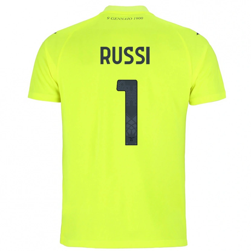 Danxen Dzieci Gabriele Russi #1 Fluorescencyjny Zielony Koszulka Bramkarska 2025/26