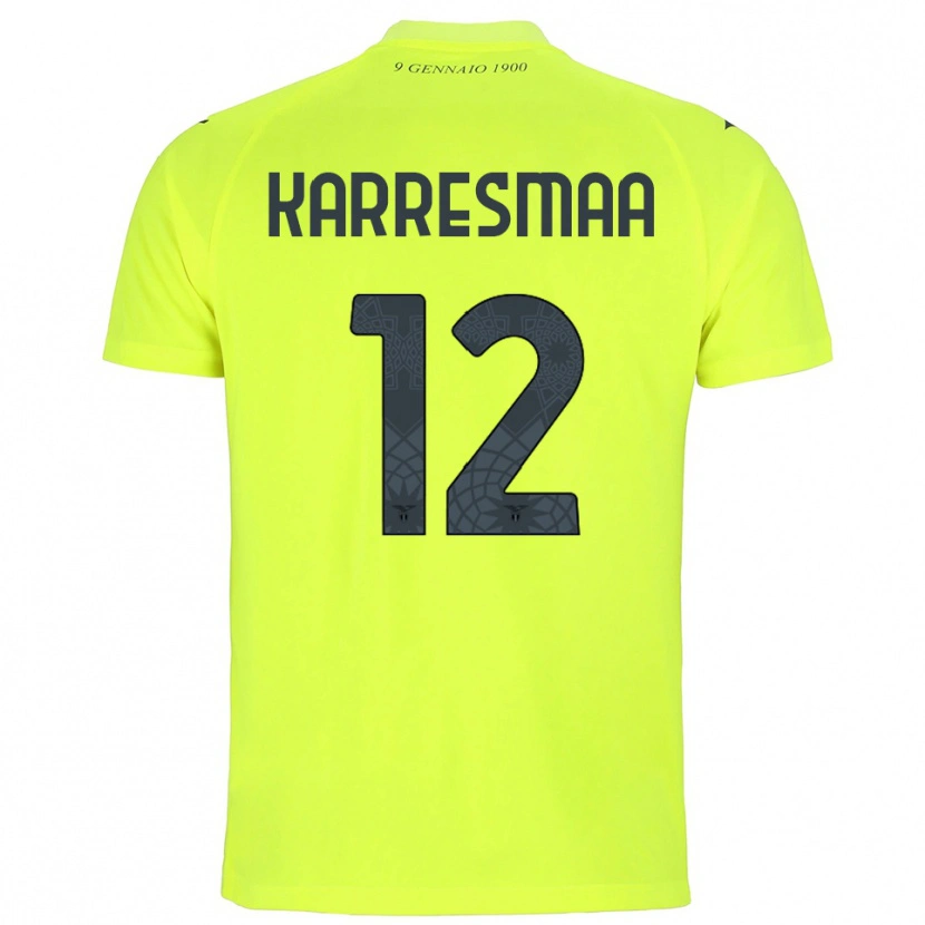 Danxen Dzieci Kerttu Karresmaa #12 Fluorescencyjny Zielony Koszulka Bramkarska 2025/26