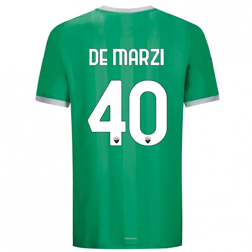 Danxen Dzieci Giorgio De Marzi #40 Zielony Biały Koszulka Bramkarska 2025/26