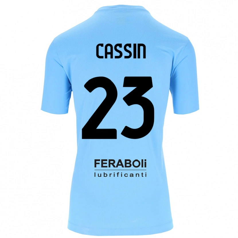 Danxen Dzieci Marco Cassin #23 Błękitny Czarny Koszulka Bramkarska 2025/26