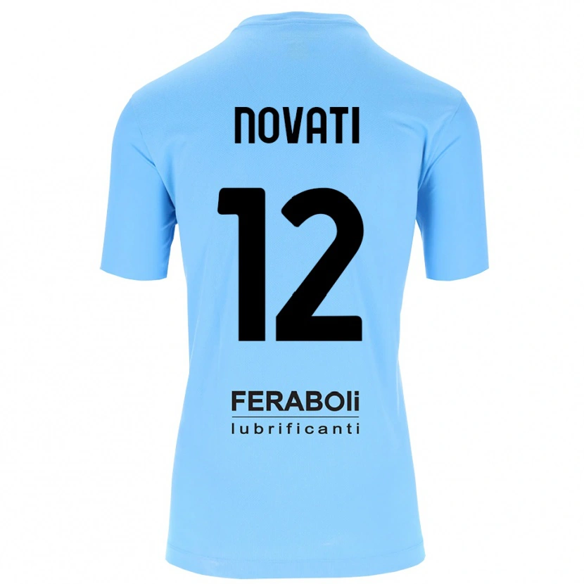 Danxen Dzieci Lorenzo Novati #12 Błękitny Czarny Koszulka Bramkarska 2025/26