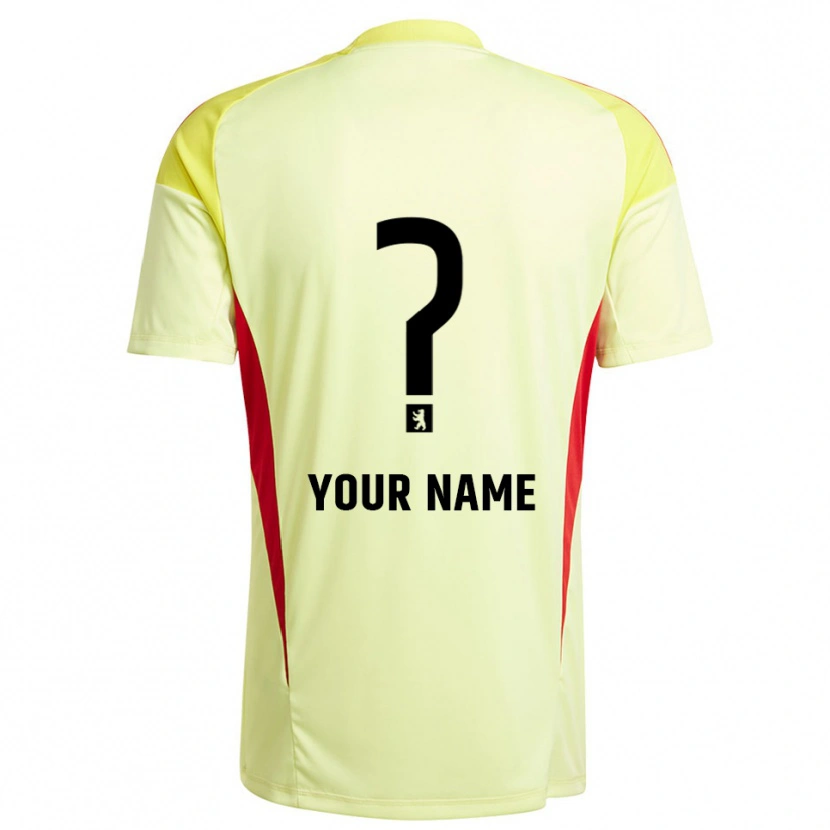 Danxen Dzieci 1. FC Union Berlin Jasnożółty Czarny Koszulka Bramkarska 2025/26