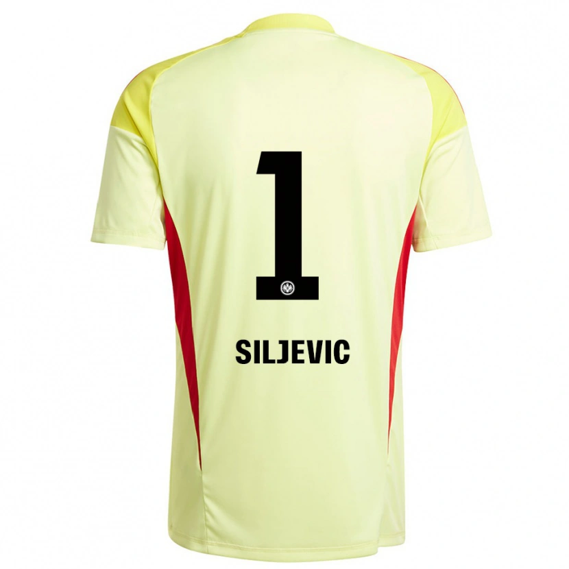 Danxen Dzieci Amil Siljevic #1 Jasnożółty Czarny Koszulka Bramkarska 2025/26