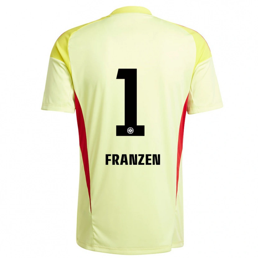 Danxen Dzieci Marlon Franzen #1 Jasnożółty Czarny Koszulka Bramkarska 2025/26