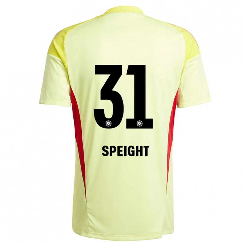 Danxen Dzieci Benjamin Speight #31 Jasnożółty Czarny Koszulka Bramkarska 2025/26