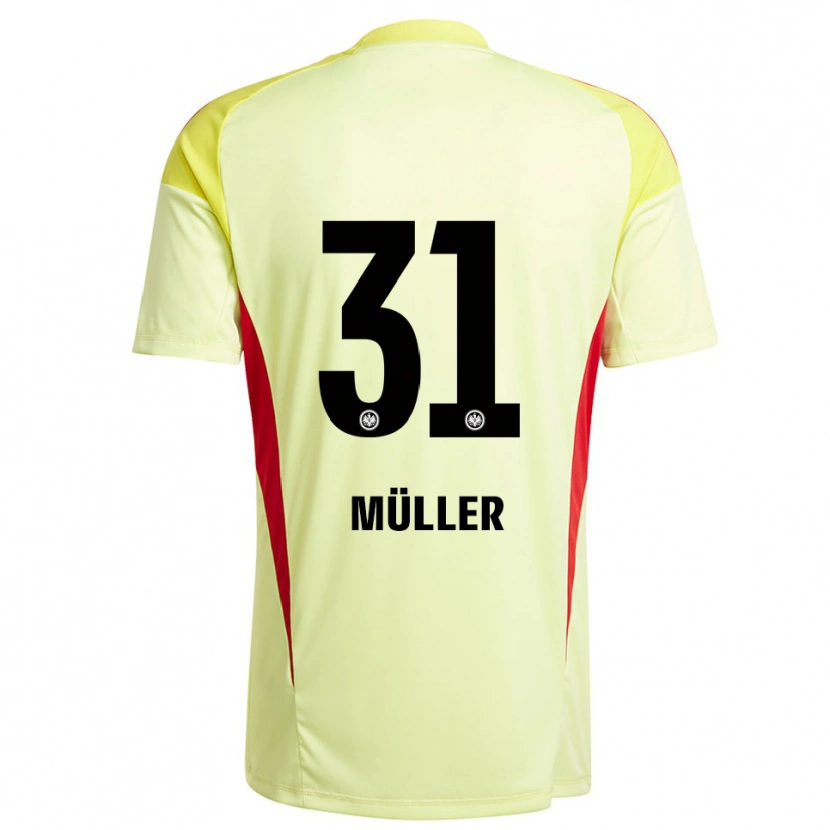 Danxen Dzieci Laurin Müller #31 Jasnożółty Czarny Koszulka Bramkarska 2025/26