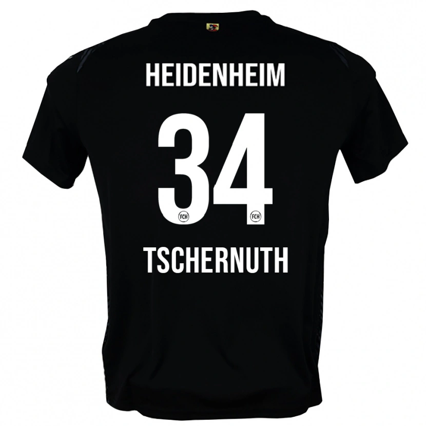 Danxen Dzieci Paul Tschernuth #34 Ciemnoszary Czarny Koszulka Bramkarska 2025/26