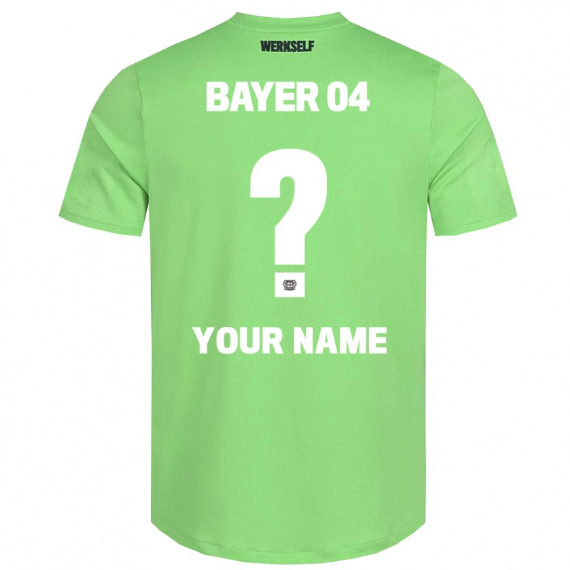Danxen Dzieci Bayer 04 Leverkusen Jasnozielony Biały Koszulka Bramkarska 2025/26