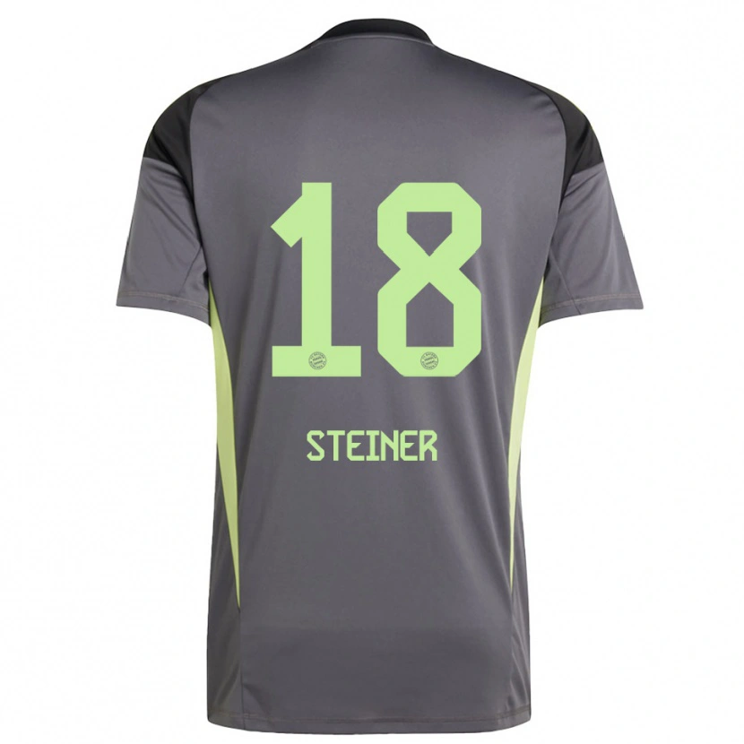 Danxen Dzieci Michael Steiner #18 Czarny Zielony Żółty Koszulka Bramkarska 2025/26