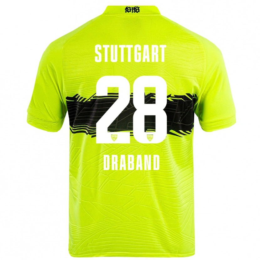 Danxen Dzieci Dominik Draband #28 Zielony Żółty Czarny Koszulka Bramkarska 2025/26