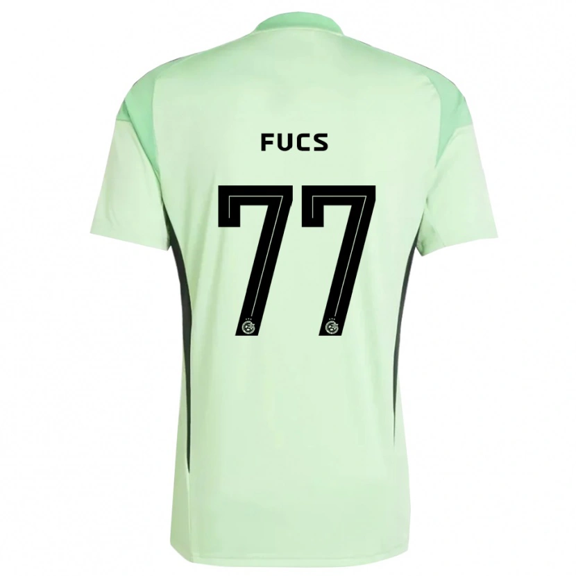 Danxen Dzieci Roee Fucs #77 Jasnozielony Czarny Koszulka Bramkarska 2025/26