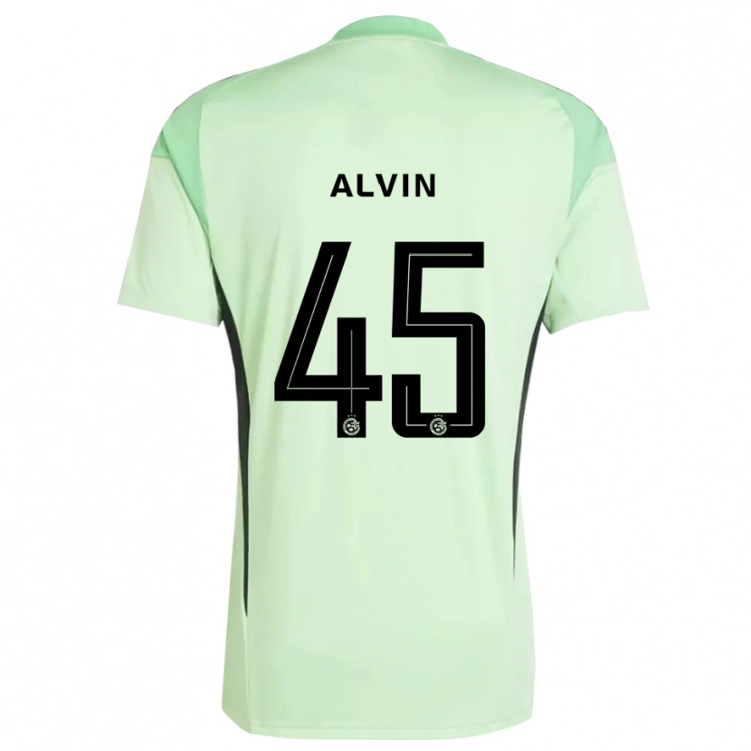 Danxen Dzieci Glenn Alvin #45 Jasnozielony Czarny Koszulka Bramkarska 2025/26