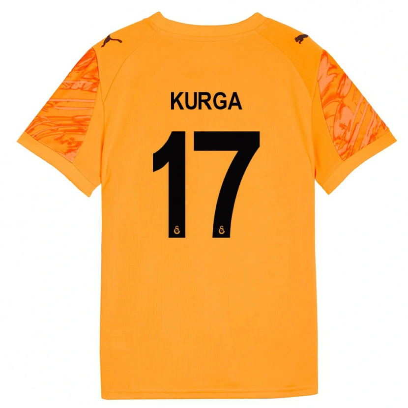 Danxen Dzieci Handan Kurğa #17 Ciemny Pomarańczowy Czarny Koszulka Bramkarska 2025/26