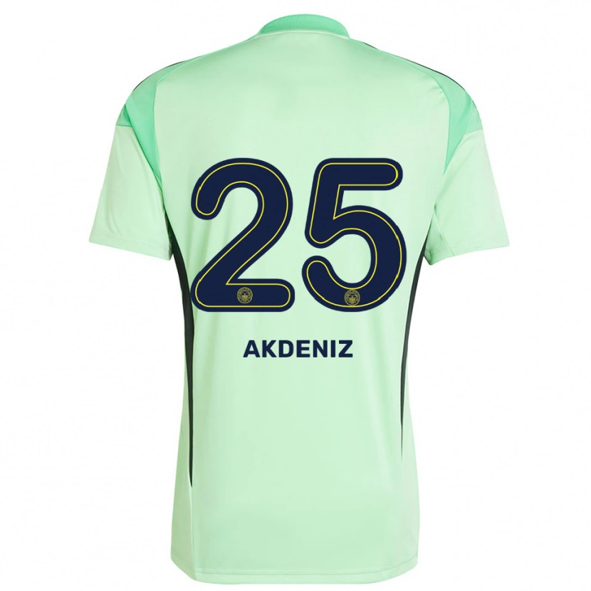 Danxen Dzieci Zeynep Akdeniz #25 Jasnozielony Czarny Koszulka Bramkarska 2025/26