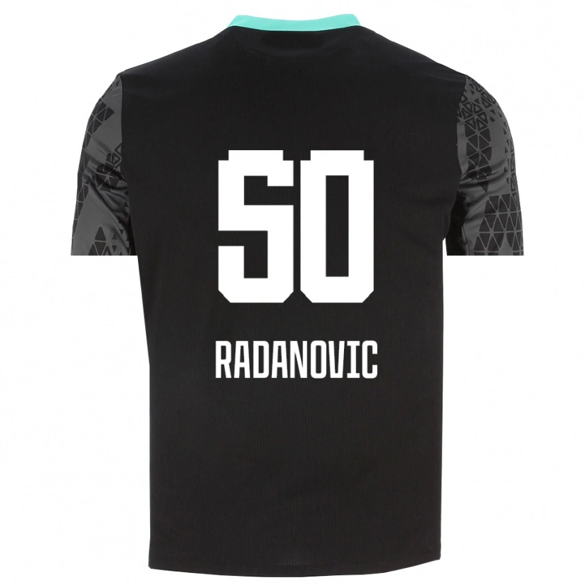 Danxen Dzieci Savo Radanovic #50 Ciemnoszary Czarny Koszulka Bramkarska 2025/26