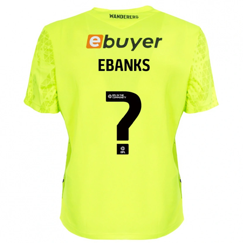 Danxen Dzieci Eve Ebanks #0 Fluorescencyjna Zieleń Koszulka Bramkarska 2025/26