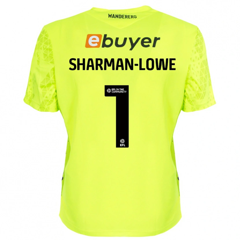 Danxen Dzieci Teddy Sharman-Lowe #1 Fluorescencyjna Zieleń Koszulka Bramkarska 2025/26