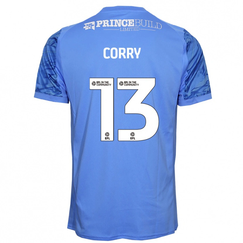 Danxen Dzieci Neive Corry #13 Błękit Cyjana Koszulka Bramkarska 2025/26
