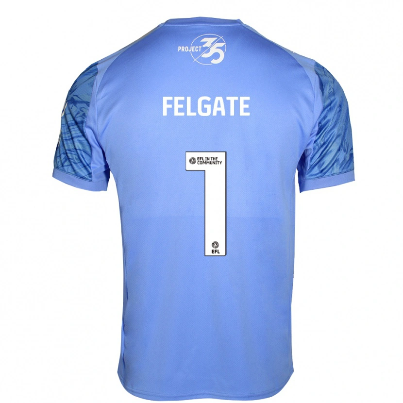 Danxen Dzieci Lily Felgate #1 Królewski Błękit Koszulka Bramkarska 2025/26