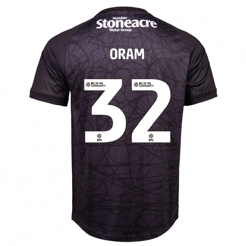 Danxen Dzieci Jake Oram #32 Czarny I Biały Koszulka Bramkarska 2025/26