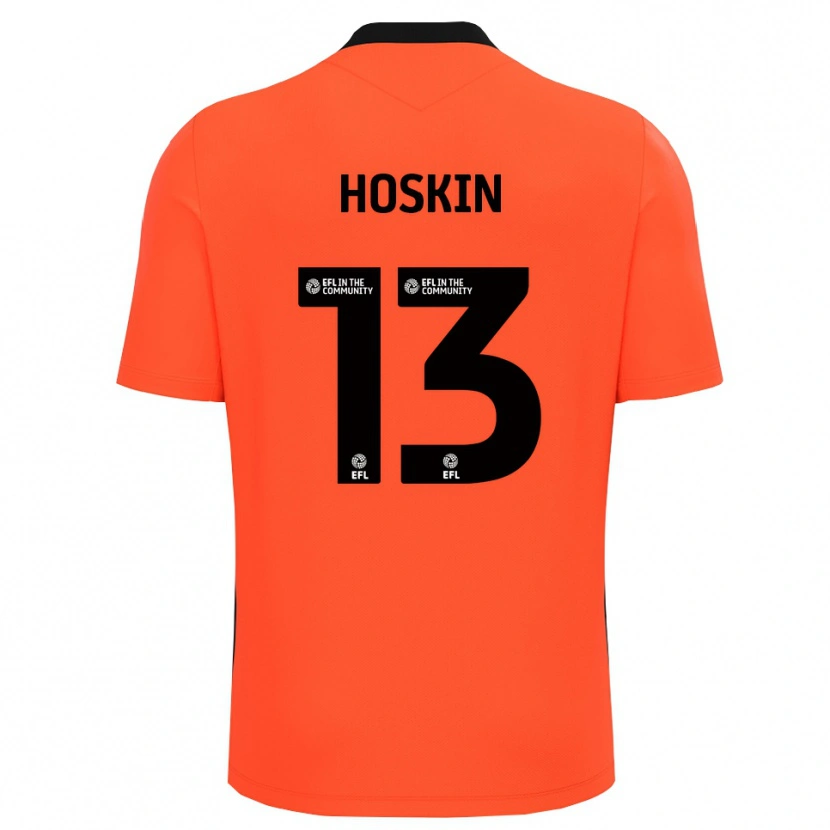 Danxen Dzieci Owen Hoskin #13 Czarny Czerwony Koszulka Bramkarska 2025/26