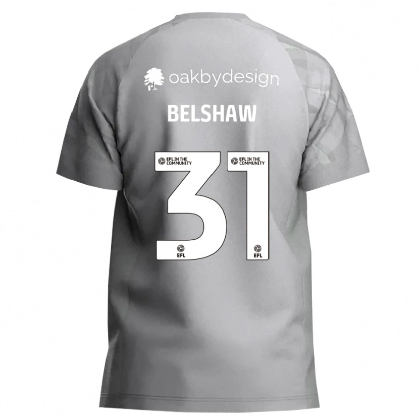 Danxen Dzieci James Belshaw #31 Ciemny Szary Koszulka Bramkarska 2025/26