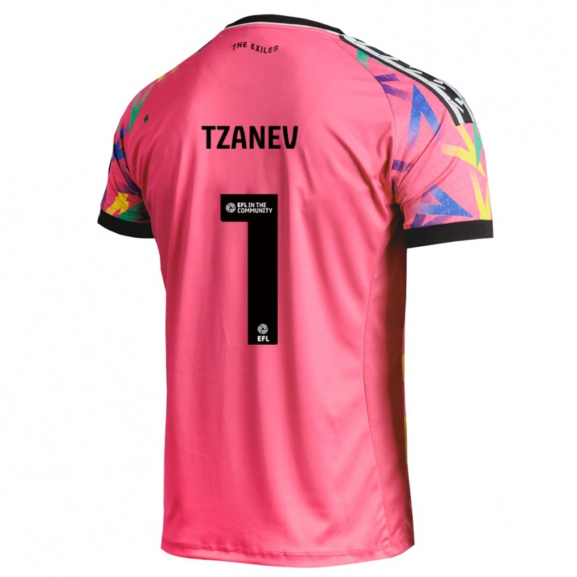 Danxen Dzieci Nik Tzanev #1 Magenta Koszulka Bramkarska 2025/26